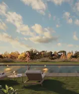 Borgo Pignano Luxury Hotel Florence BPF POOL SUNSET 02
