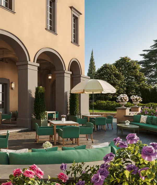 Borgo Pignano Luxury Hotel Florence BPF TERRACE LOGGIA