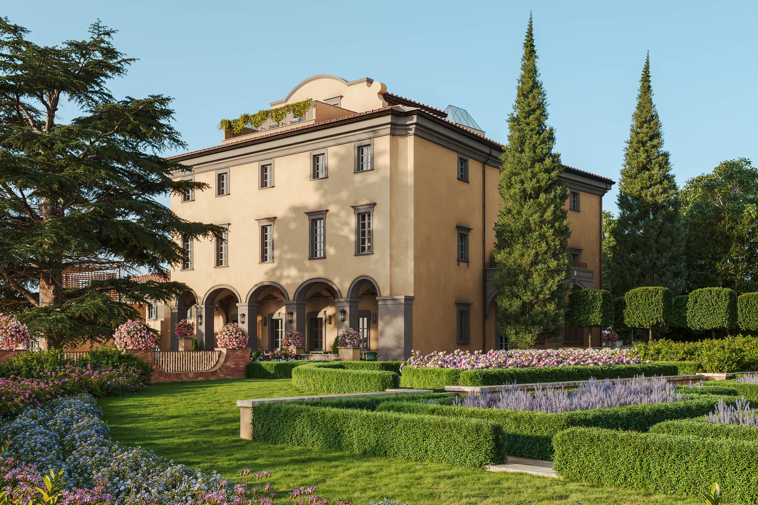Borgo Pignano Luxury Hotel Florence BPF GIARDINO SEGRETO SUNSET