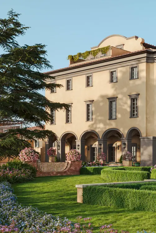 Borgo Pignano Luxury Hotel Florence BPF GIARDINO SEGRETO SUNSET