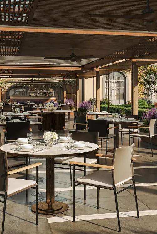 Borgo Pignano Luxury Hotel Florence BPF SUMMER RESTAURANT 02 SUNSET