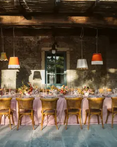 Borgo Pignano Luxury Hotel Tuscany Nuptial Dinner Foto 1