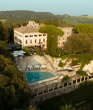 Borgo Pignano Luxury Hotel Tuscany DJI 20250613195314 0495 D