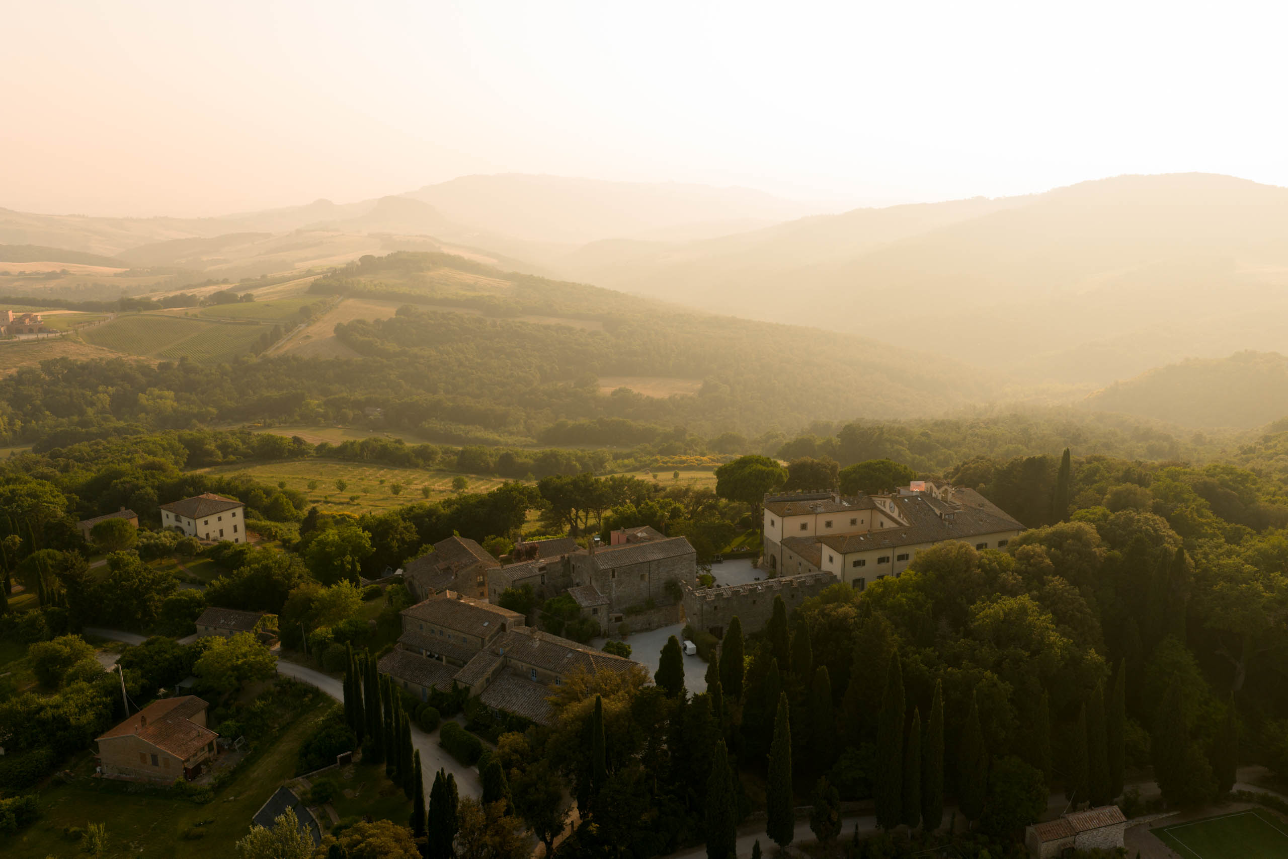 Borgo Pignano Luxury Hotel Tuscany DJI 20250613194042 0417 D