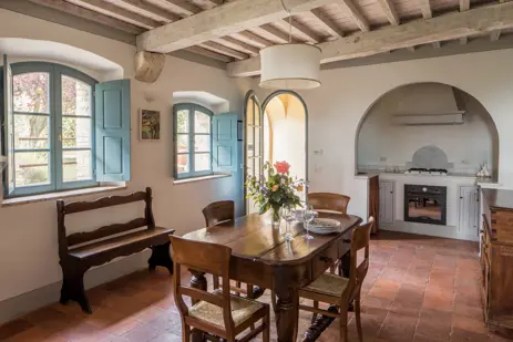 Archive Borgo Pignano Luxury Hotel Tuscany Archive Borgo Pignano Luxury Hotel Tuscany Il Granaio Dining Room And Kitchen